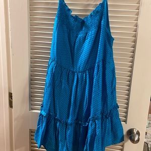 Beautiful blue tiered babydoll dress. Size XL.
